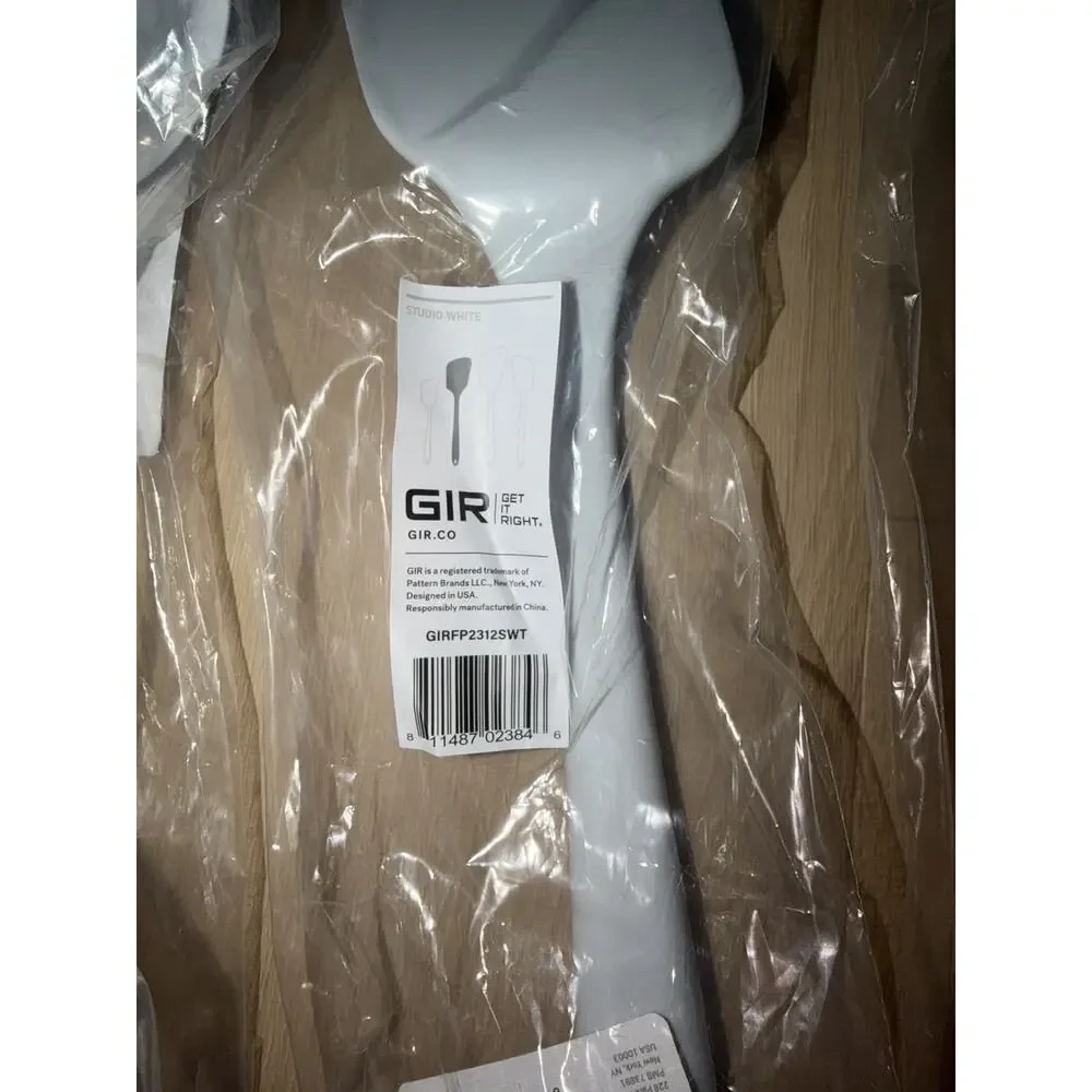 GIR Get It Right Silicone Kitchen Utensils Studio White Lot of 4 New